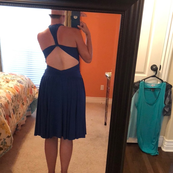 BCBG MaxAzria Royal Blue Party Dress - Picture 4 of 8